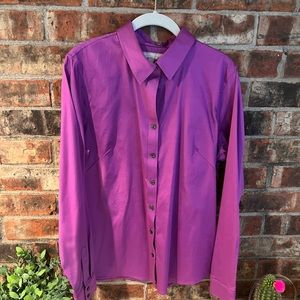 Banana Republic purple blouse